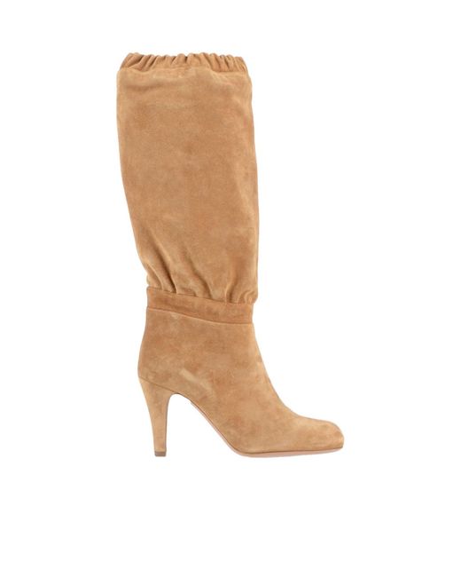 Chloé Brown Leather Boots