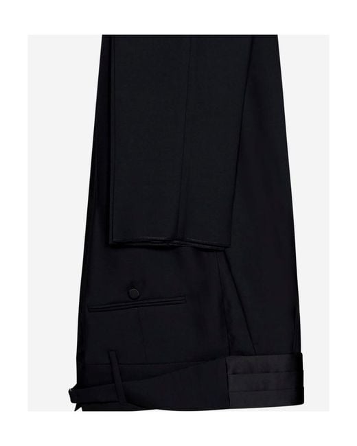DSquared² Black Tailored Double-Breasted Suit for men