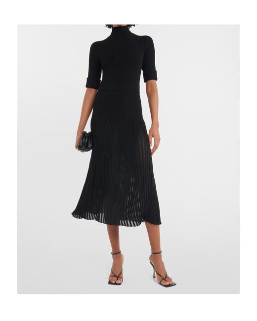 Dorothee Schumacher Black High-Neck Dress