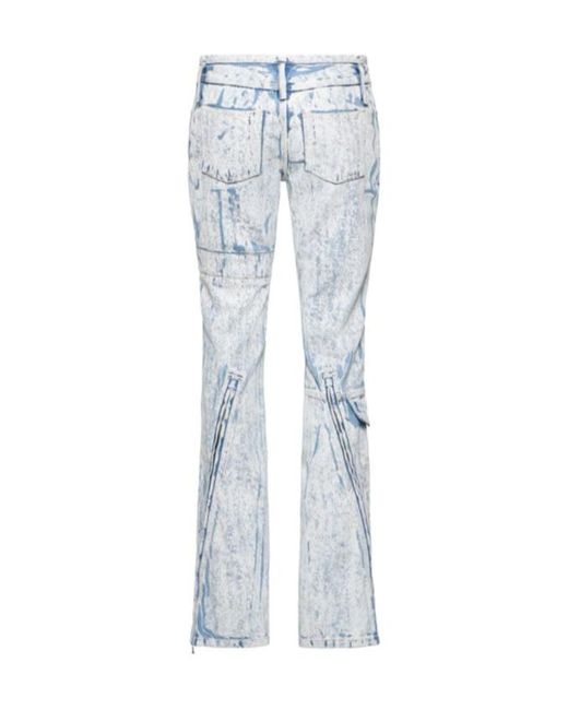Acne Blue Belt-Loop Jeans