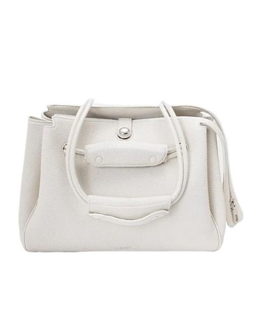 Loewe White Medium Madrid Bag