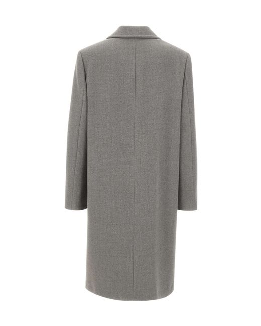 Kaos Gray Double-Breasted Coat