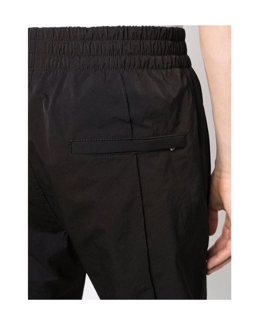 Bottega Veneta Black Straight Leg Track Pants for men
