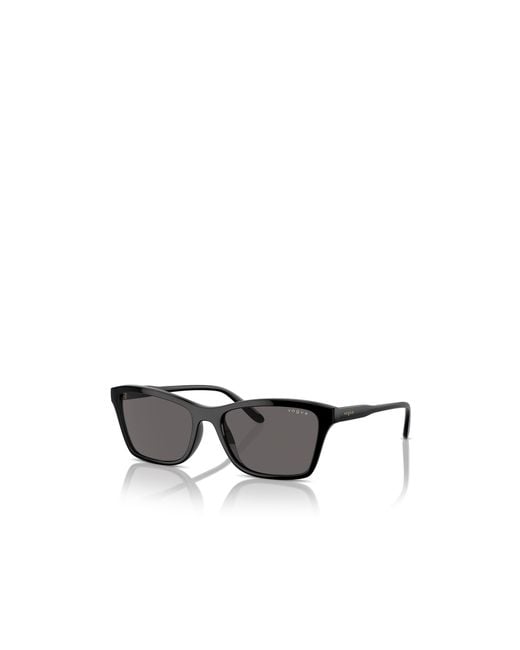 Vogue Eyewear White Rectangular Frame Sunglasses