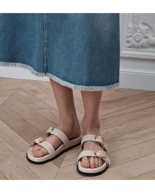 Dior Blue Iviera Mid-Length Flared Skirt