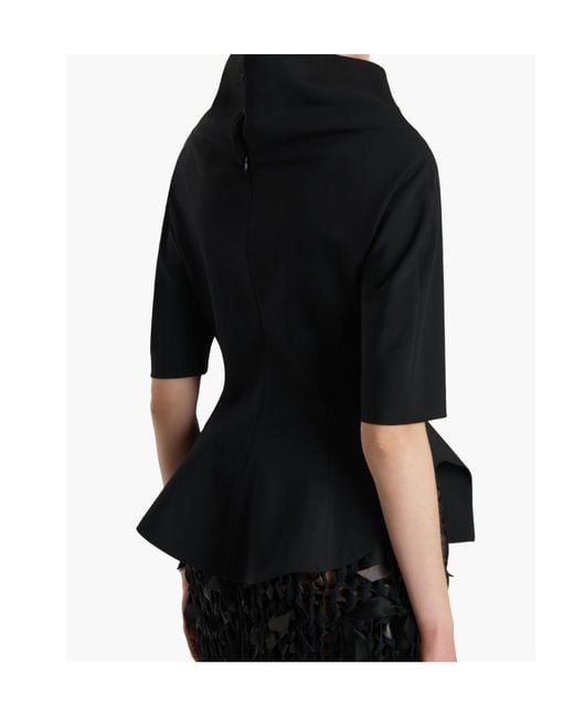 Khaite Black Pippa Top