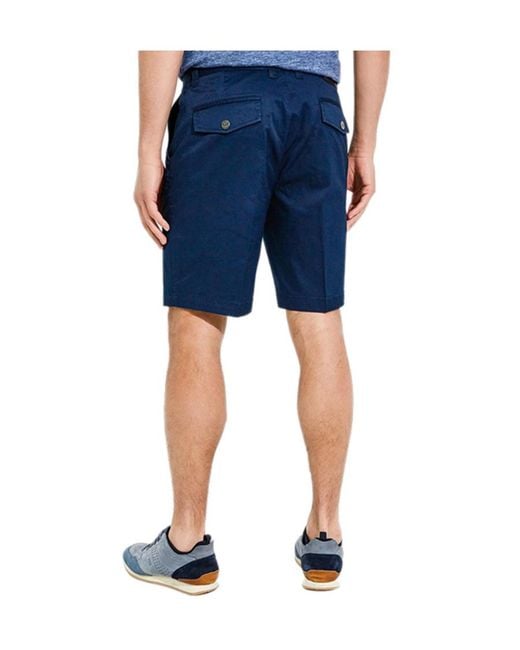 EA7 Blue Logo Patch Shorts for men