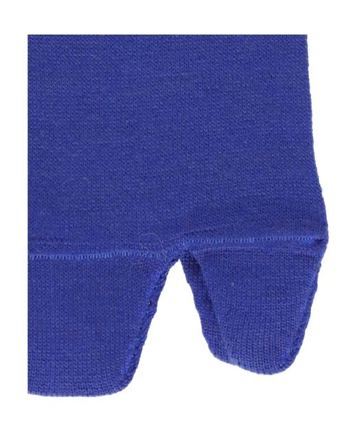 Maison Margiela Blue Tabi Wool-Blend Socks