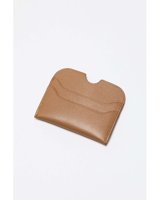 Acne Brown Five-Pocket Card Holder