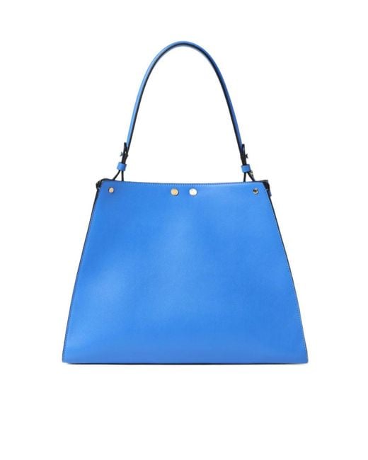 Fendi Blue Way Medium Tote Bag