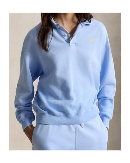 Polo Ralph Lauren Blue Long-Sleeved Polo Shirt