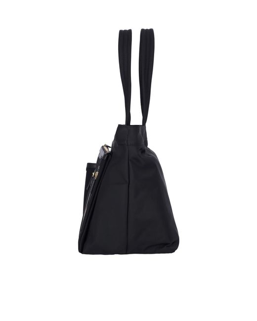 Anya Hindmarch Black Multi-Pocket Tote Bag