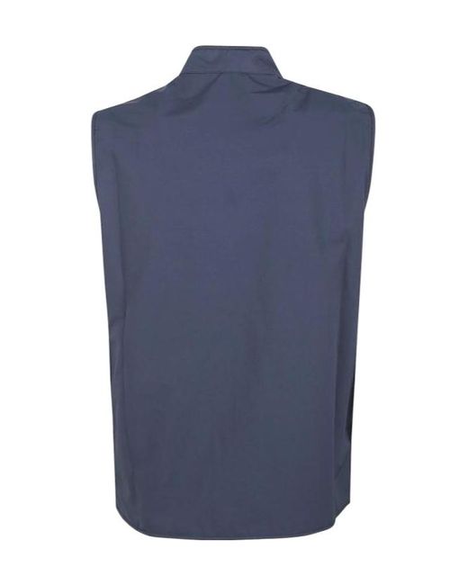 Barbour Blue Zippered Vest for men