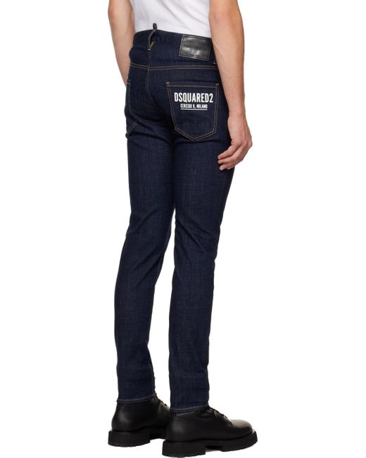 DSquared² Blue Dark Rinse Wash Cool Guy Jeans for men