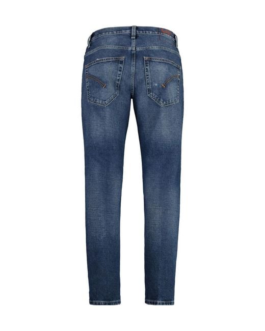 Dondup Blue Relaxed Fit Jeans for men