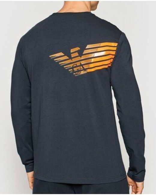 EA7 Blue Logo T-Shirt for men