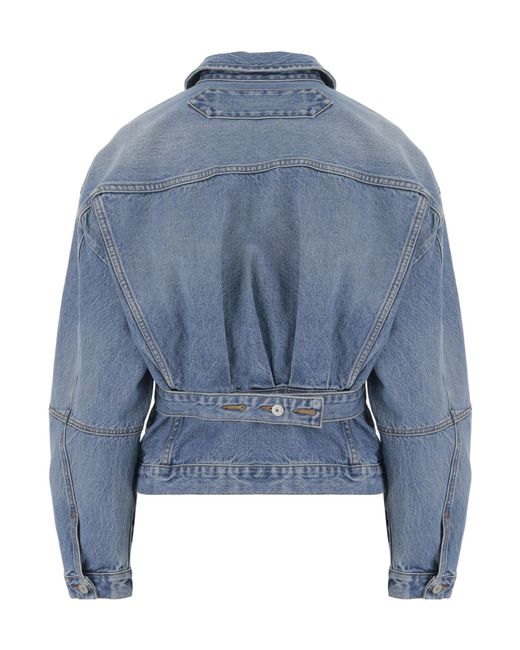 Jacquemus Blue La Veste De-Nimes Belted Denim Jacket