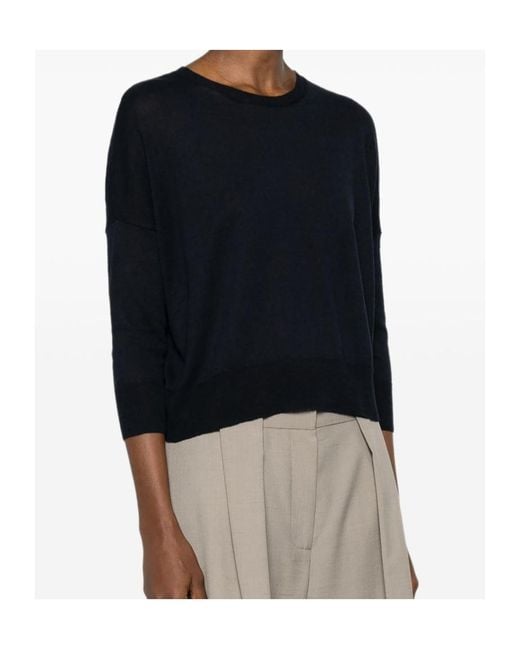 Baserange Black Crew-Neck Sweater
