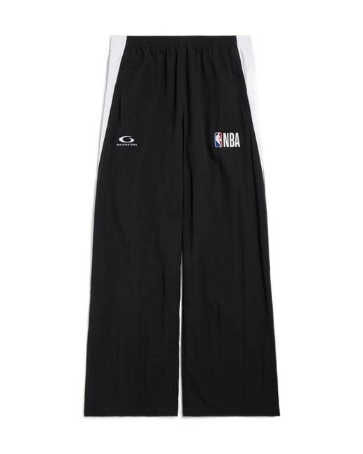 Balenciaga Black Nba Collaboration Track Pants for men