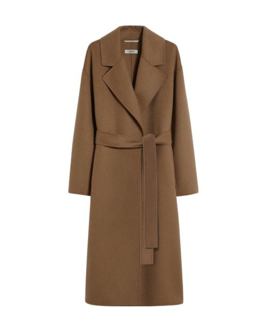 Max Mara Brown 'S Hobby Long Coat