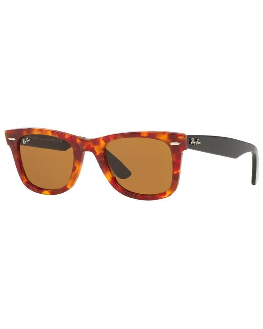 Ray-Ban Orange Logo Sunglasses for men
