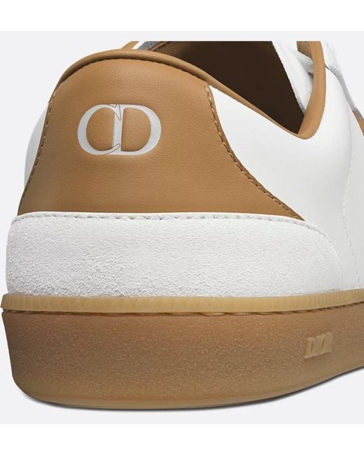 Dior White Homme B01 Lace-Up Sneakers for men