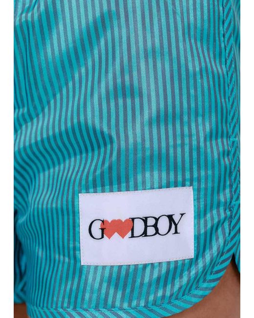 XOXOGOODBOY Blue Logo Shorts