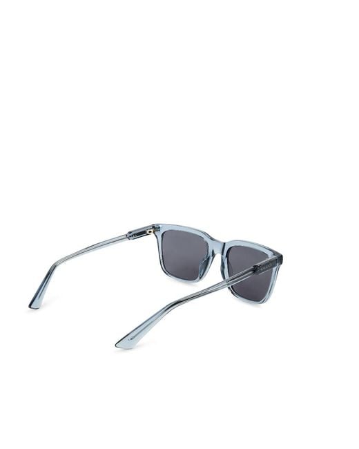 Gucci White Square Sunglasses for men