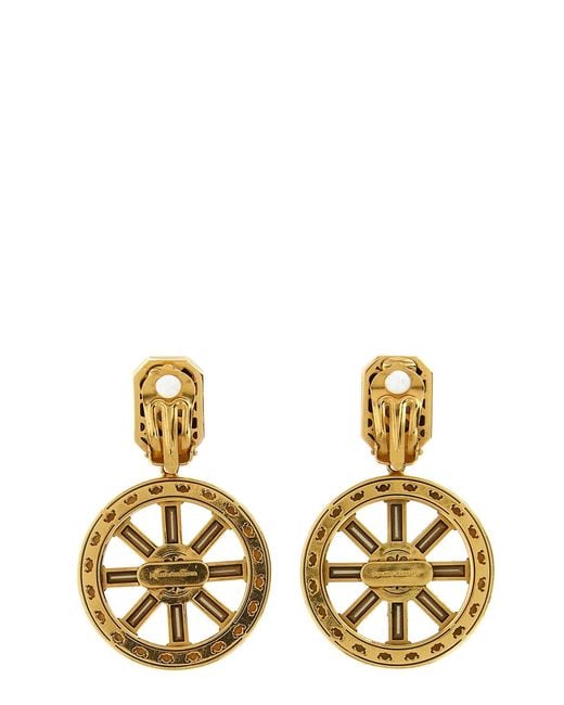 Dolce & Gabbana Multicolor Ruota Carretto Earrings