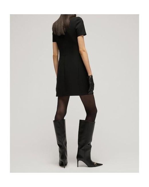 Gucci Black Fine Silk Faille Dress