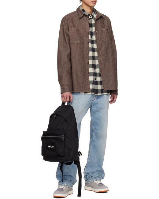 KENZO Black Backpacks for men
