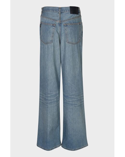 Haikure Blue Jeans With Belt Loops