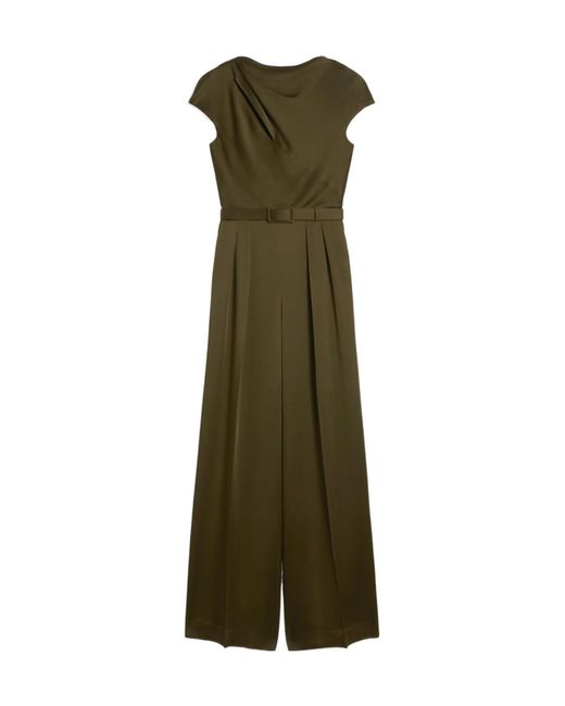 Max Mara Green Studio Msevespa Envers Satin Jumpsuit