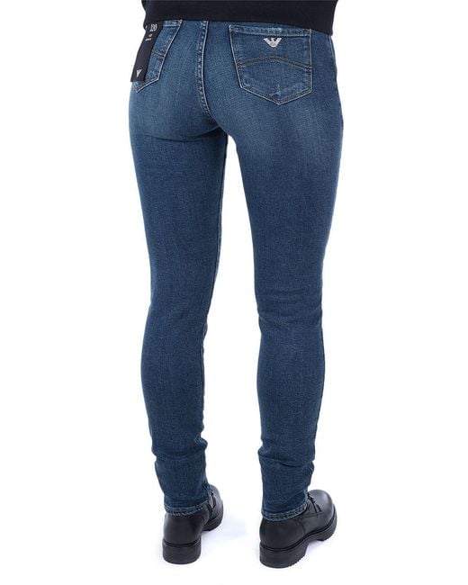 Emporio Armani Blue Logo Jeans