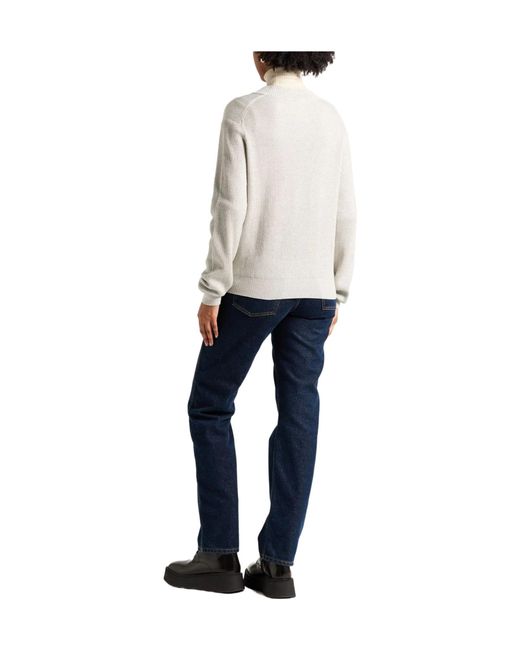 Brunello Cucinelli White Long Sleeve Jumpers
