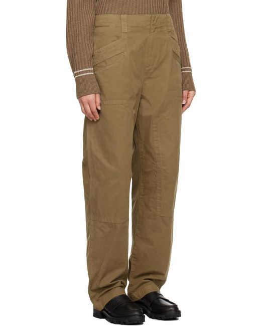 Rag & Bone Green Malia Overalls Casual Pants