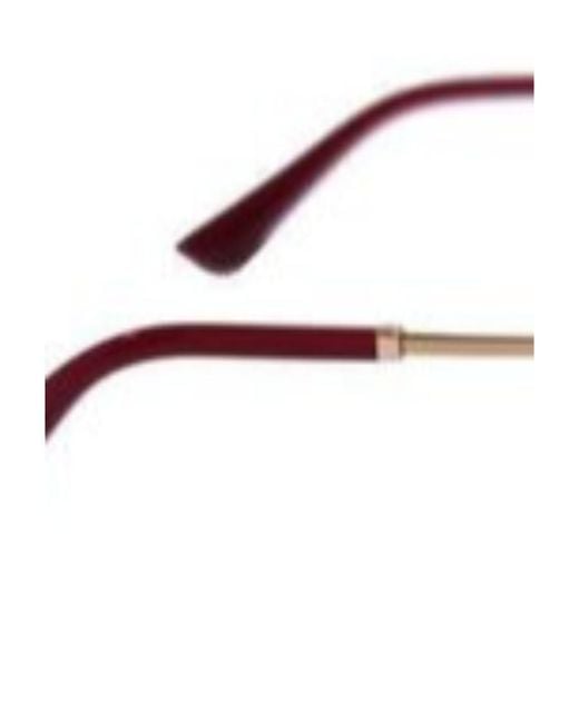 BVLGARI White Rimless Sunglasses