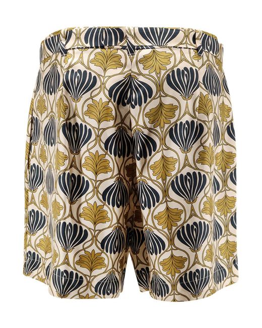 Max Mara Multicolor Metello All-Over Printed Shorts