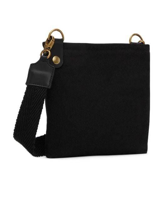 Vivienne Westwood Black Jones Zippered Crossbody Bag for men