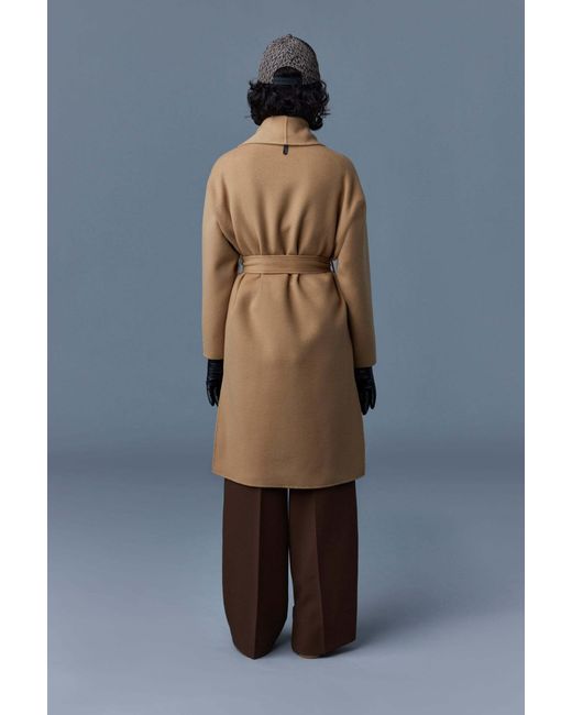 Mackage Natural Belted Wrap Coat