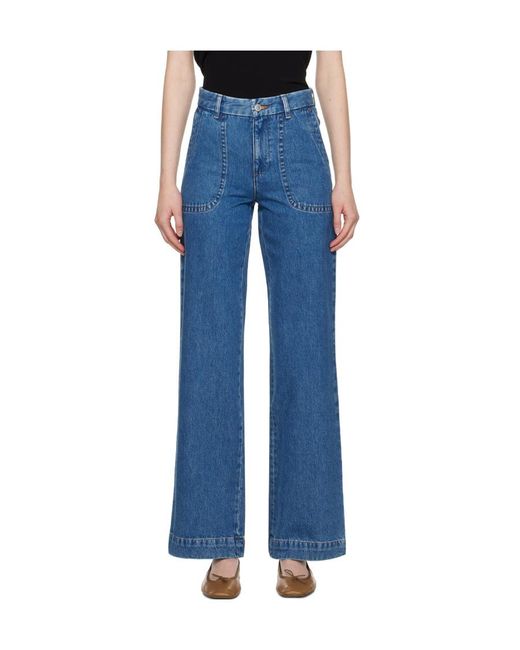 A.P.C. Blue Seaside Denim Jeans