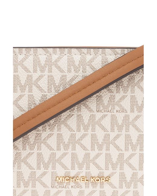 MICHAEL Michael Kors Natural Logo Chain Shoulder Bag