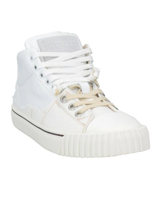 Maison Margiela White High-Top Sneakers