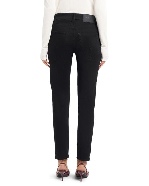 Dondup Black Daila Five-Pocket Jeans