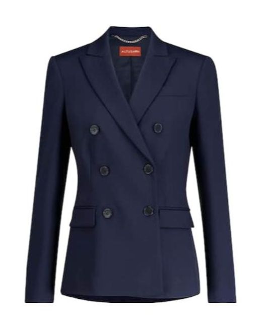 Altuzarra Blue Stretch-Wool Blazer