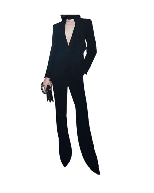 Marella Black Single-Breasted Blazer