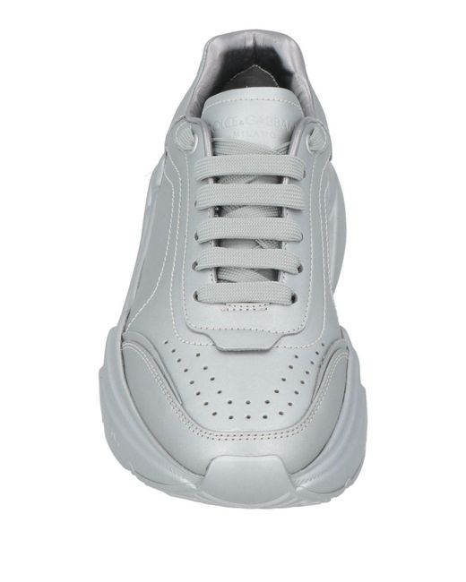 Dolce & Gabbana Gray Solid Color Sneakers