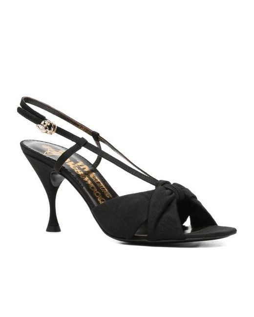 Vivienne Westwood Black Slingback Sandals