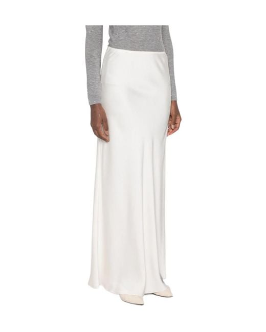 Fabiana Filippi White Pleated Skirt