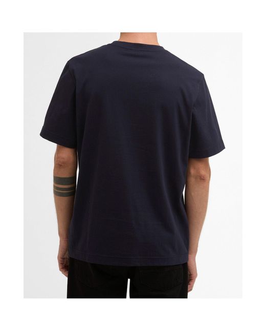 Barbour Blue Printed T-Shirt for men